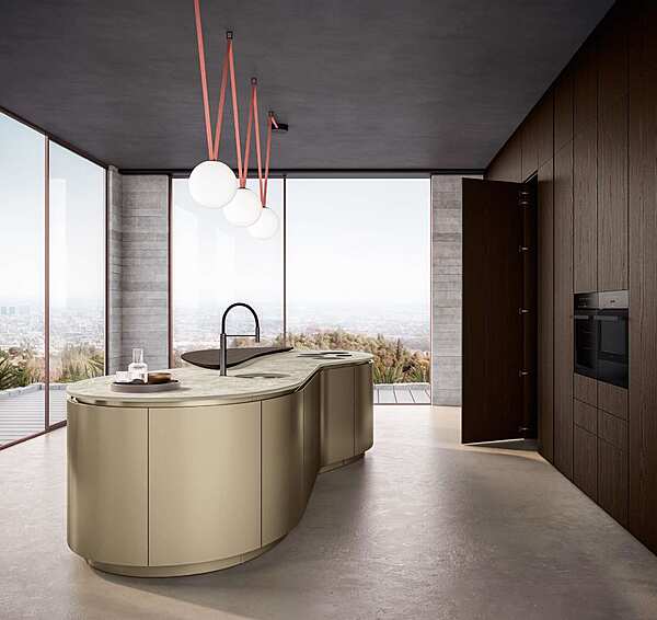 Kitchen Aster Cucine Domina Olmo Brown Opaco factory Aster Cucine from Italy. Foto №6