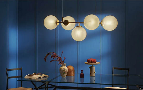LED Pendant Lamp in Blown Glass Starburst CASSINA factory CASSINA from Italy. Foto №5