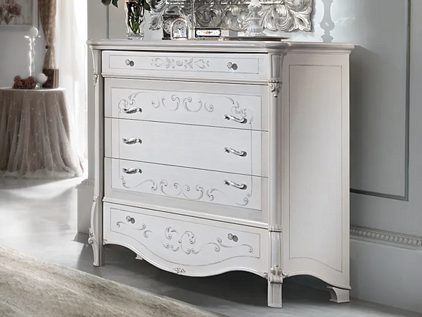 Wooden chest of drawers CASA +39 Prestige Collection 305 factory CASA +39 from Italy. Foto №1