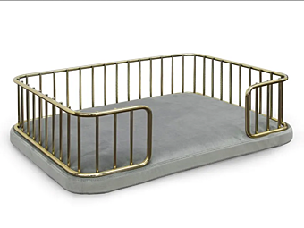 Leather Dog Basket Charleston FORMITALIA factory FORMITALIA from Italy