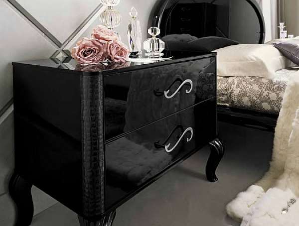 Bedside table CAMELGROUP 120CMN.01NE factory CAMELGROUP from Italy. Foto №1