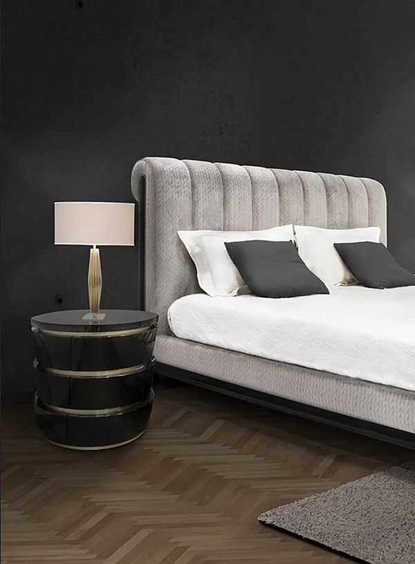 Oval bedside table with drawers Formitalia Muzio factory FORMITALIA from Italy. Foto №4