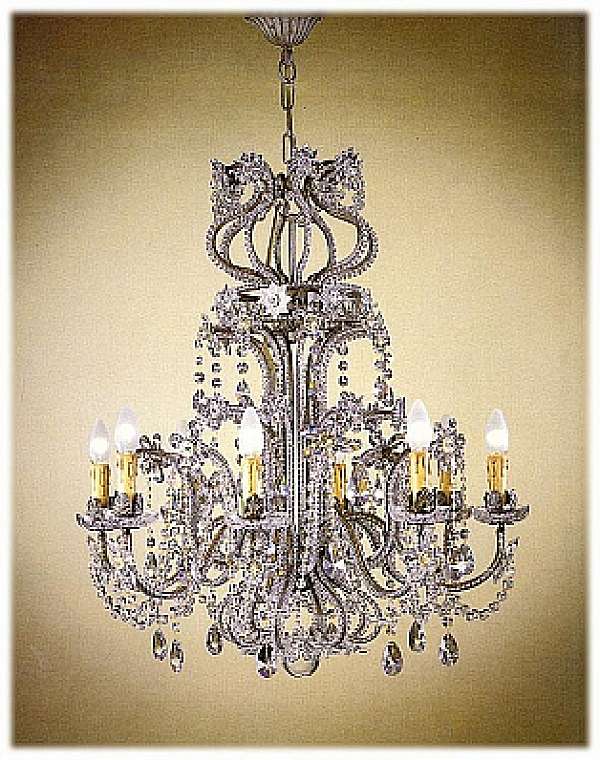 Chandelier MECHINI L148/8 factory MECHINI from Italy. Foto №1