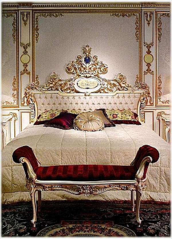 Bed CARLO ASNAGHI STYLE 10740 factory CARLO ASNAGHI STYLE from Italy. Foto №1