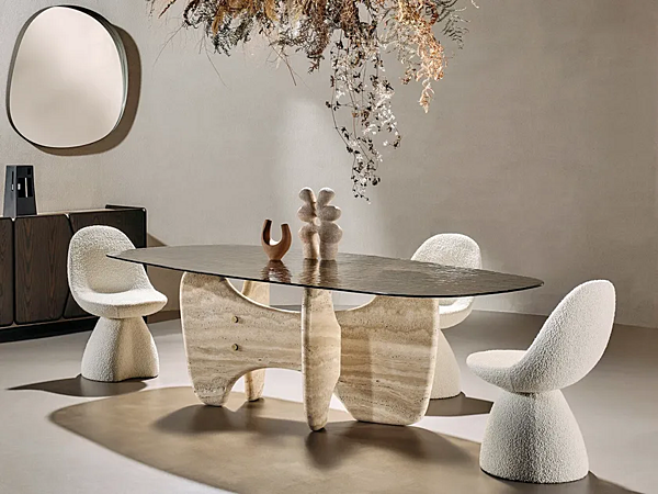 Upholstered chair with soft back Nature Design Franco Mario Nest factory NATURE DESIGN  (FRANCO MARIO) from Italy. Foto №8