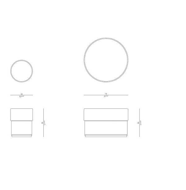 Poof ROSSATO RHC-1 2 factory ROSSATO from Italy. Foto №7