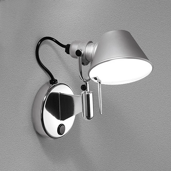 Aluminium wall lamp spotlight Artemide Tolomeo factory Artemide from Italy. Foto №4