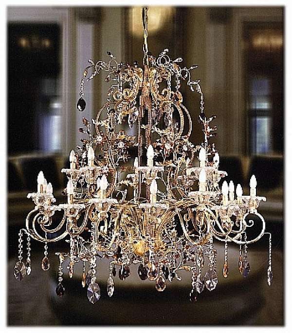 Chandelier MECHINI L263/24 factory MECHINI from Italy. Foto №1