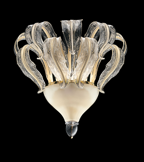 Sconce Barovier&Toso Piume 5391 factory Barovier&Toso from Italy. Foto №1