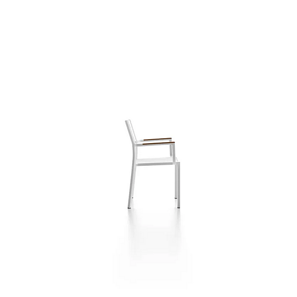 Stackable aluminium garden chair with armrests Atmosphera Sunny SUN.SB. factory ATMOSPHERA from Italy. Foto №7