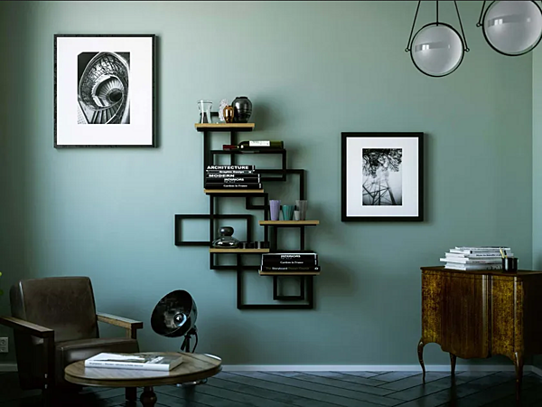 Wall Mounted Bottle Rack Caos DAMIANO LATINI factory DAMIANO LATINI from Italy. Foto №1