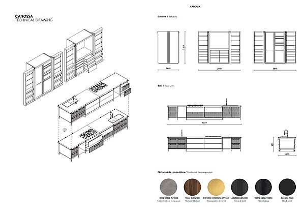 Kitchen Scic CANOSSA factory Scic from Italy. Foto №9