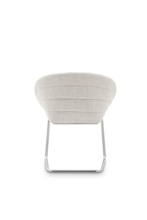 Fabric chair with upholstered back Petite Fleur Saba factory SABA from Italy. Foto №6