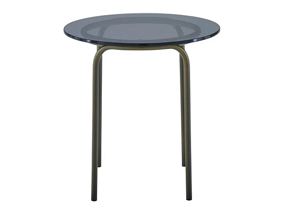 Round Tempered Glass High Side Table Ligne Roset Liam 19980380 factory LIGNE ROSET from Italy. Foto №1