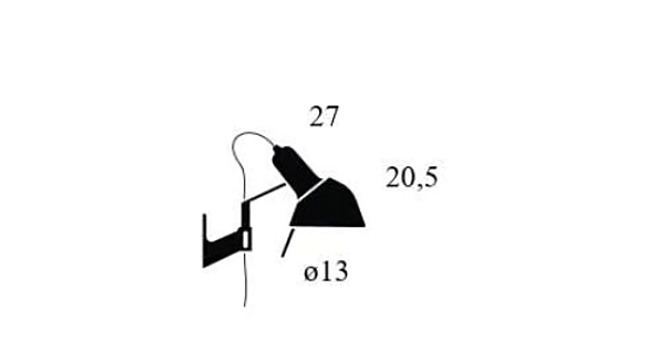 Adjustable Aluminium Wall Lamp Naomi Lumina 330 factory Lumina from Italy. Foto №8