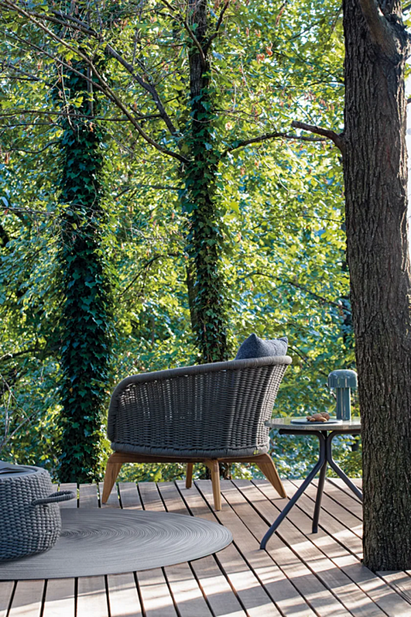 Acrylic garden armchair with armrests Atmosphera Ludo L1 LU.PL factory ATMOSPHERA from Italy. Foto №2