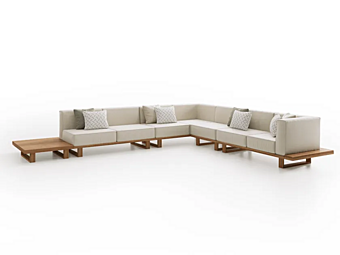 Sectional fabric sofa 9 Zero Atmosphera