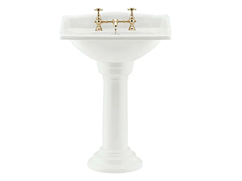 Victorian Porcelain Pedestal Washbasin Gentry Home