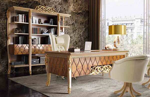 Tufted leather easy chair Harmony A.R. Arredamenti 317 factory A.R.ARREDAMENTI SRL from Italy. Foto №3