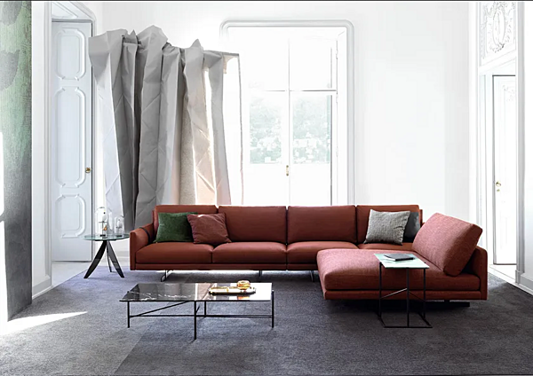 Rectangular marble side table BertO King factory BertO from Italy. Foto №5